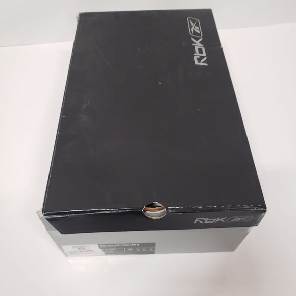 Reebok Men's Pro All Out One Mid D Football Cleats in White/Royal Blue - Size 13 - Picture 10 of 10